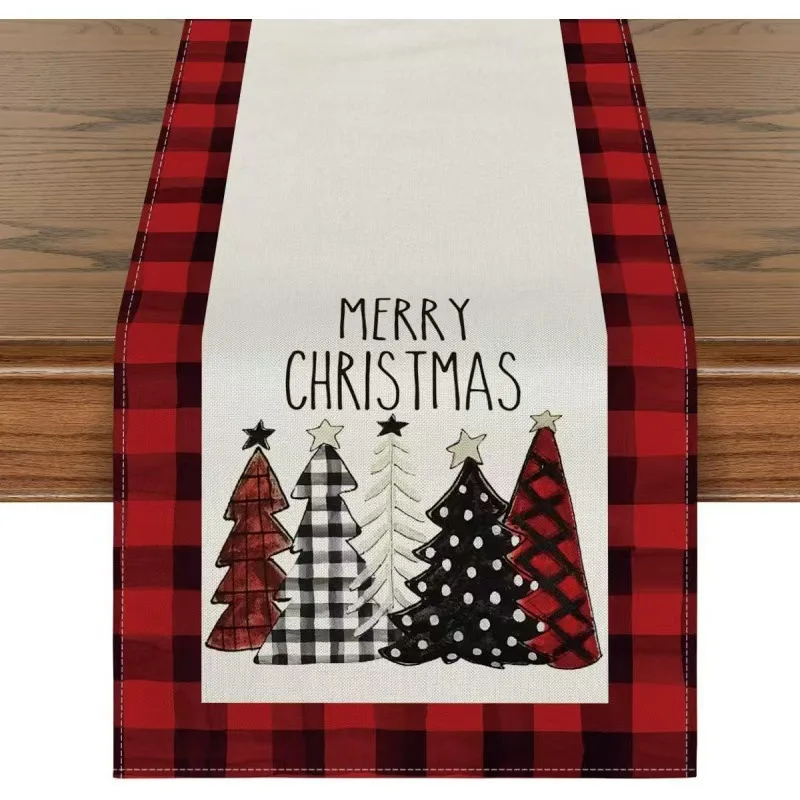 CX Christmas Linen Table Runner Festive Home Dining Room Dining Table Indoor Outdoor Decoration
CX Christmas Linen Table Runner Festive Home Dining Room Dining Table Indoor Outdoor Decoration
