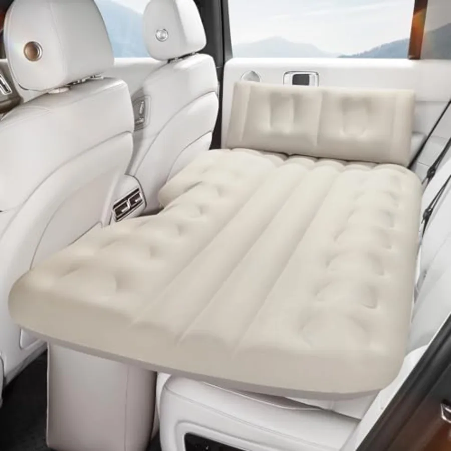 Inflatable Car Air Mattress for Back Seat SUV - All-in-One Design with Built-in Pump Pillow Quick 1-Key Inflation/Deflation Com
Inflatable Car Air Mattress for Back Seat SUV - All-in-One Design with Built-in Pump Pillow Quick 1-Key Inflation/Deflation Com