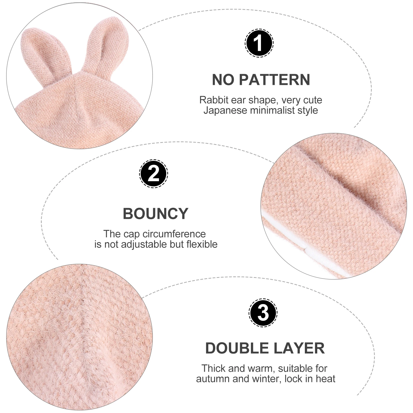 Rabbit Ears Beanie Chenille Knitted Hat Warm Winter Women Kids Newborn Cute Girls Fashionable Stylish Matching Clothing
Rabbit Ears Beanie Chenille Knitted Hat Warm Winter Women Kids Newborn Cute Girls Fashionable Stylish Matching Clothing