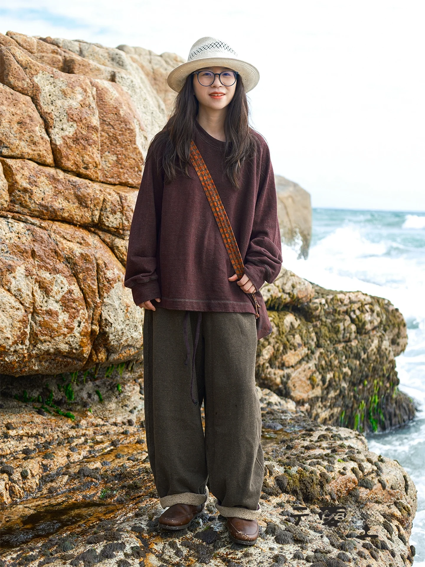 Loose Knitted Organic Cotton Hanflax Long Sleeve T-Shirt round Neck Color Sweatshirt Versatile Casual Women's Top
Loose Knitted Organic Cotton Hanflax Long Sleeve T-Shirt round Neck Color Sweatshirt Versatile Casual Women's Top