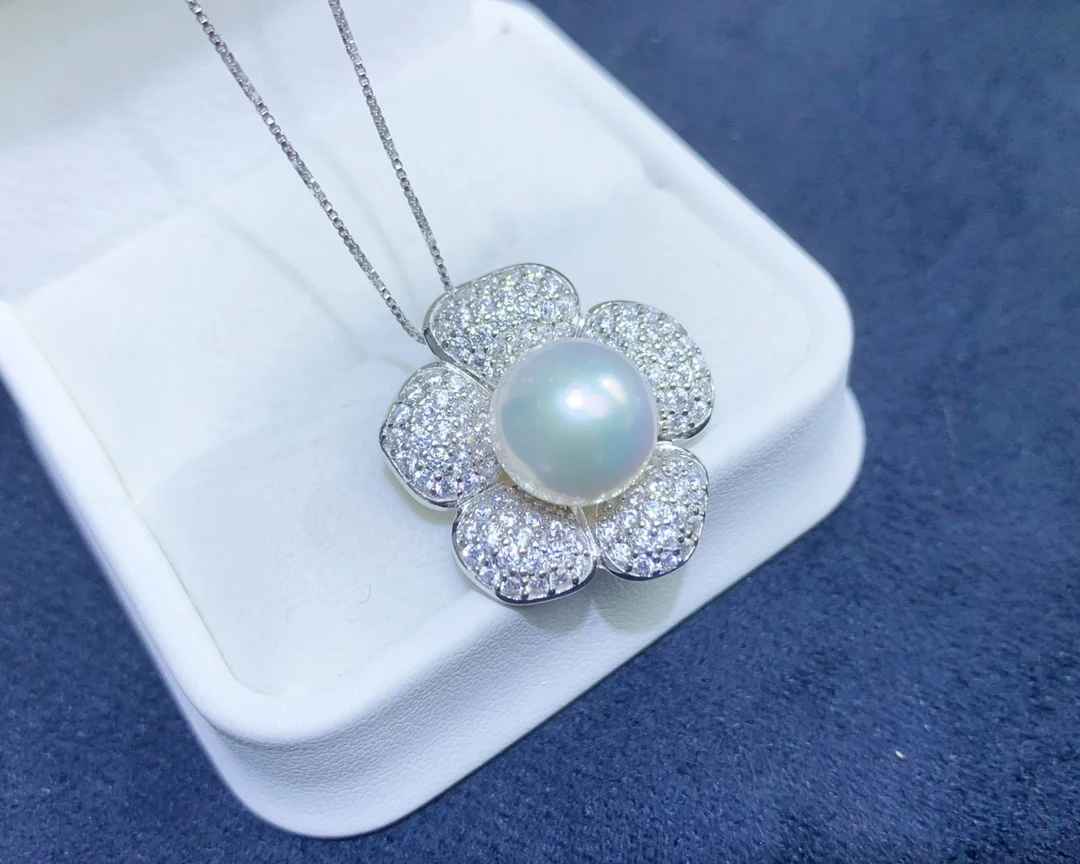 JY Fine Jewelry 12-13mm 925 Sterling Silver Natural Fresh Water White Pearls Pendant Necklaces for Women FIne Pearls Pendants
JY Fine Jewelry 12-13mm 925 Sterling Silver Natural Fresh Water White Pearls Pendant Necklaces for Women FIne Pearls Pendants