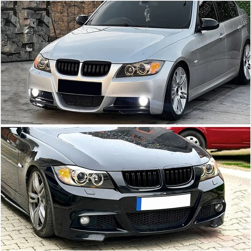Для BMW 3 серии E90 E91 2005-2008 гг. Передняя решетка с двойными планками — матовая черная отделка, номера деталей 51137120008, 51137120007
Для BMW 3 серии E90 E91 2005-2008 гг. Передняя решетка с двойными планками — матовая черная отделка, номера деталей 51137120008, 51137120007