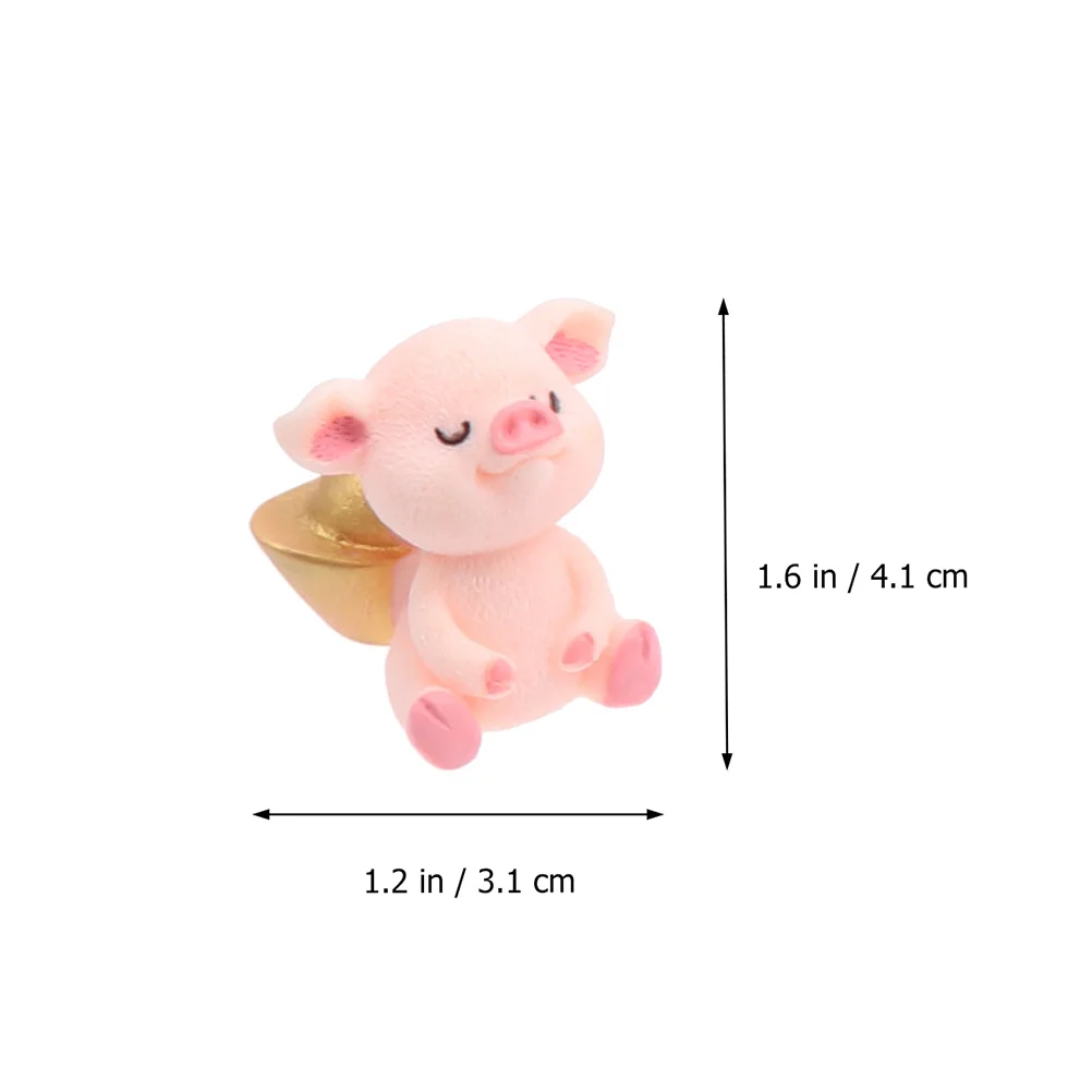 16Pcs Resin Pig Miniature Landscape Ornaments Nondeformation Reusable for Home Desktop Flowerpot Decoration Car Ornaments
16Pcs Resin Pig Miniature Landscape Ornaments Nondeformation Reusable for Home Desktop Flowerpot Decoration Car Ornaments