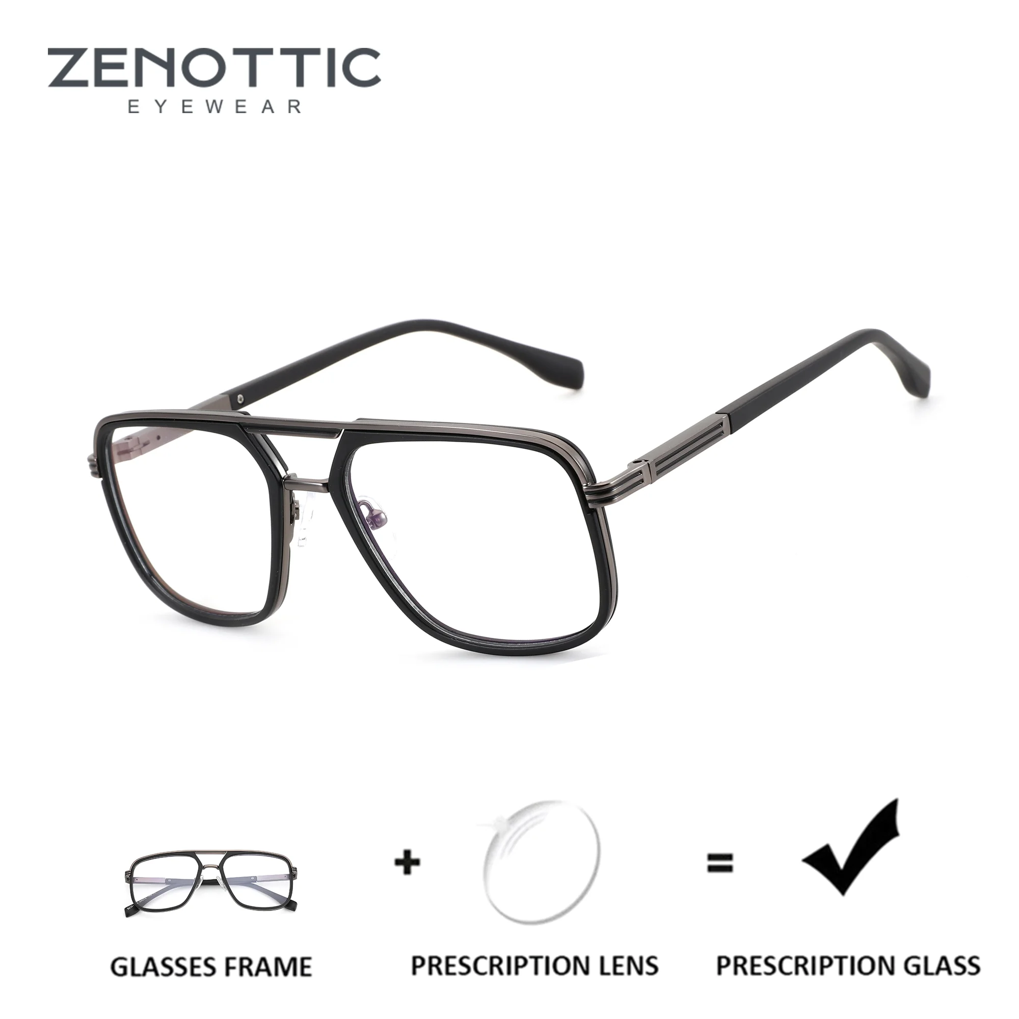 Очки ZENOTTIC (размер M) металлические, в стиле авиаторов, для мужчин, с прогрессивными оптическими линзами, с диоптриями, для коррекции близорукости, на заказ.
Очки ZENOTTIC (размер M) металлические, в стиле авиаторов, для мужчин, с прогрессивными оптическими линзами, с диоптриями, для коррекции близорукости, на заказ.