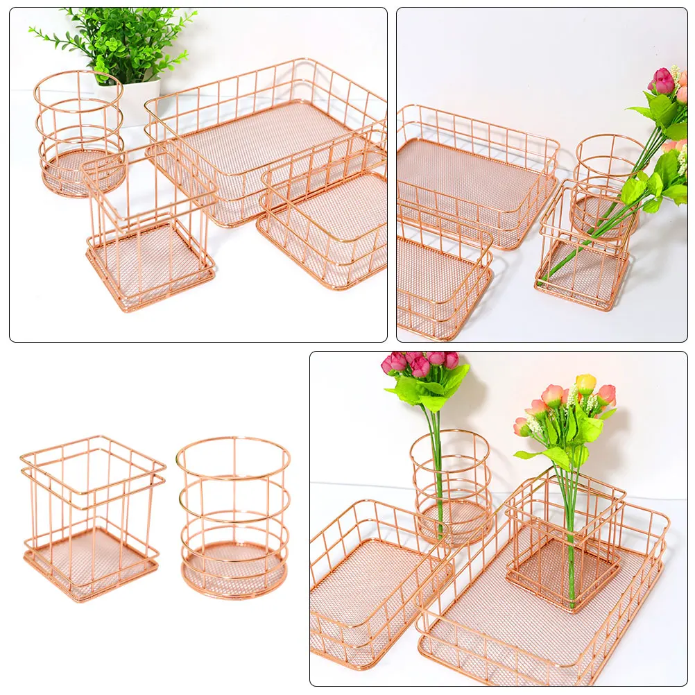 Iron Art Storage Basket Wire Pencil Container Holder Office Decor Round Metal Hamper ganizing Baskets Gift Idea
Iron Art Storage Basket Wire Pencil Container Holder Office Decor Round Metal Hamper ganizing Baskets Gift Idea
