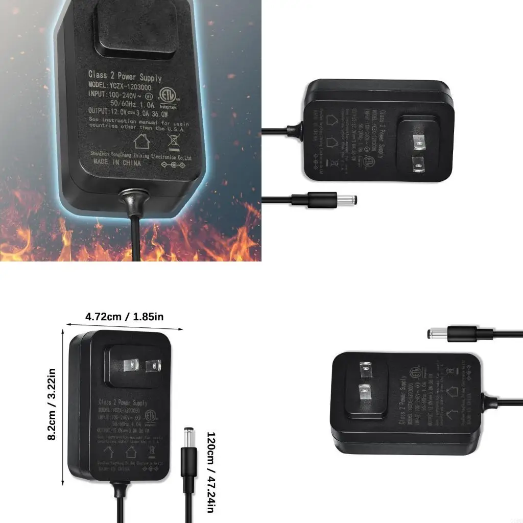 G99B DC12V3A/24V1.5A Универсальный адаптер мощности 5,5x2,5 мм/5,5x2,1 мм наконечник для светодиодной камеры
G99B DC12V3A/24V1.5A Универсальный адаптер мощности 5,5x2,5 мм/5,5x2,1 мм наконечник для светодиодной камеры