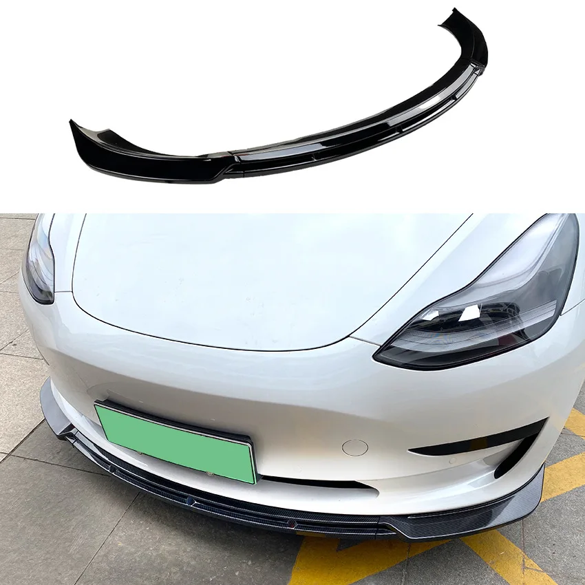 Single Piece Front Bumper Lip Splitter For Tesla Model 3 Gen1 2017-2023 Piano Black Front Lower Spoiler EV Exterior Mod Kit
Single Piece Front Bumper Lip Splitter For Tesla Model 3 Gen1 2017-2023 Piano Black Front Lower Spoiler EV Exterior Mod Kit