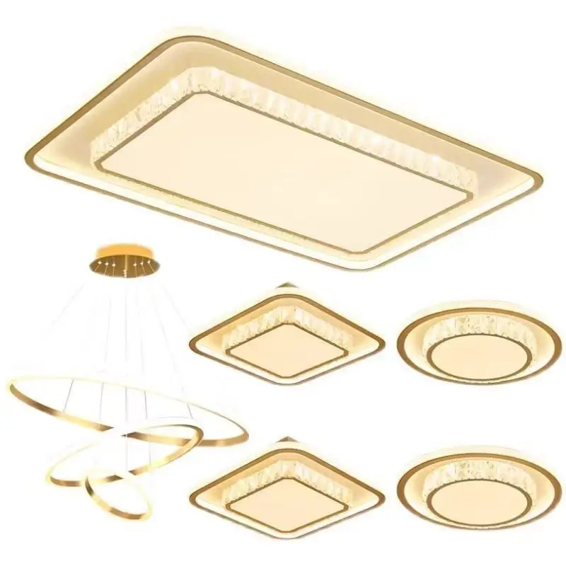 Light luxury, crystal led ceiling light, simple, modern, atmospheric, bedroom
Light luxury, crystal led ceiling light, simple, modern, atmospheric, bedroom