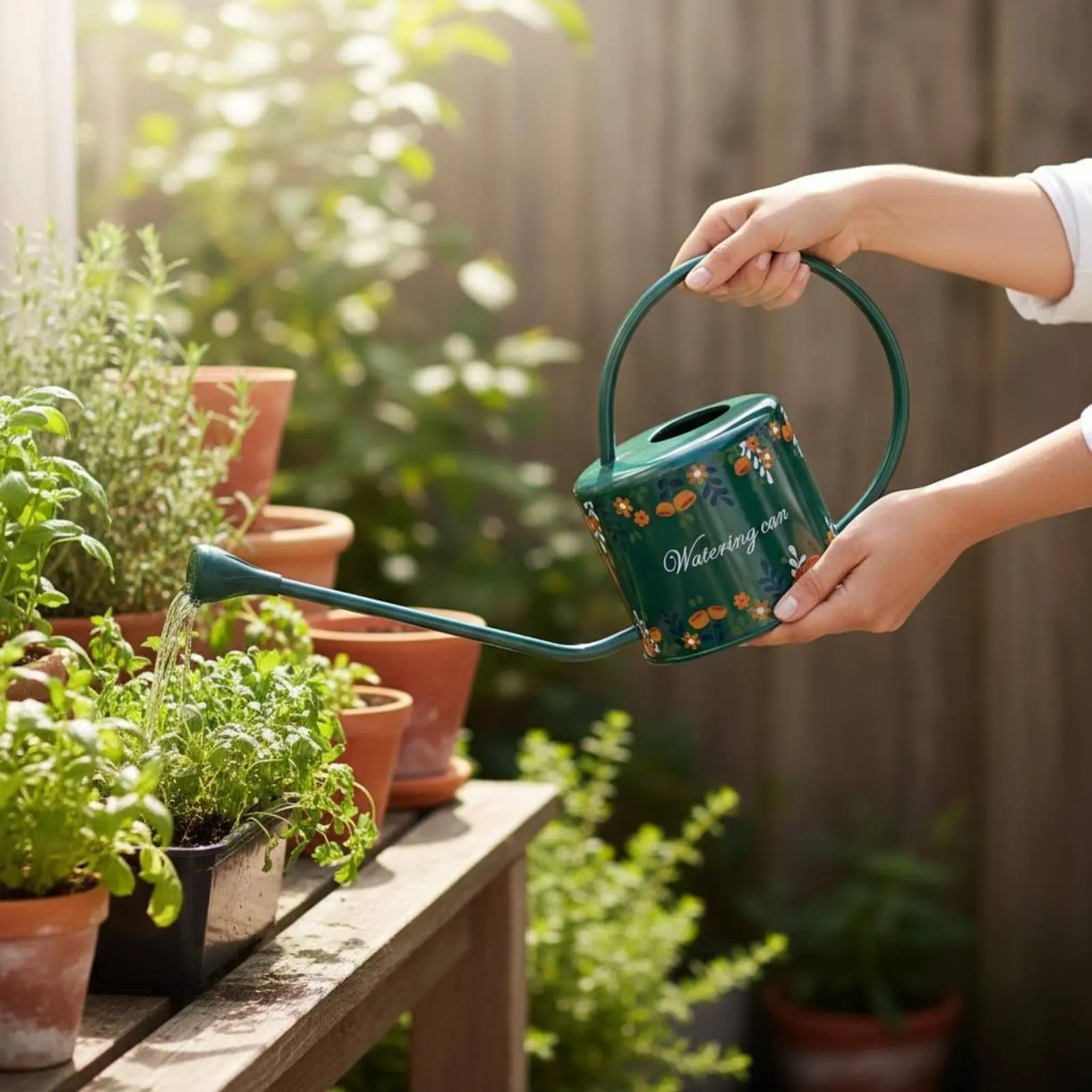 Stainless Steel Watering Can Lightweight Long Spout Watering Can Plant Waterer Gentle Shower Garden Tool Spill Resistant
Stainless Steel Watering Can Lightweight Long Spout Watering Can Plant Waterer Gentle Shower Garden Tool Spill Resistant
