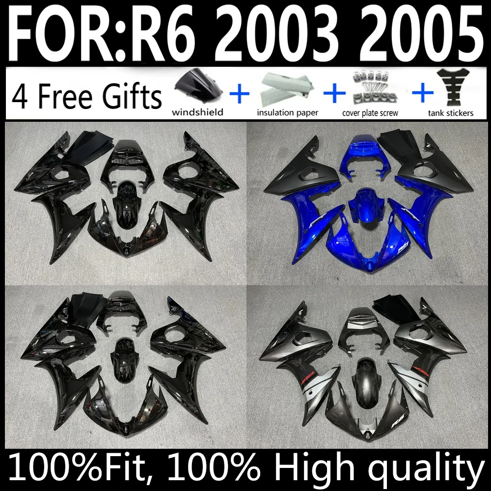 Yamaha YZF-R6 2003 2004 2005 Motorcycle Fairings Kit ABS Plastic Body Work Cowlings Set Full Body 03 04 05
Yamaha YZF-R6 2003 2004 2005 Motorcycle Fairings Kit ABS Plastic Body Work Cowlings Set Full Body 03 04 05