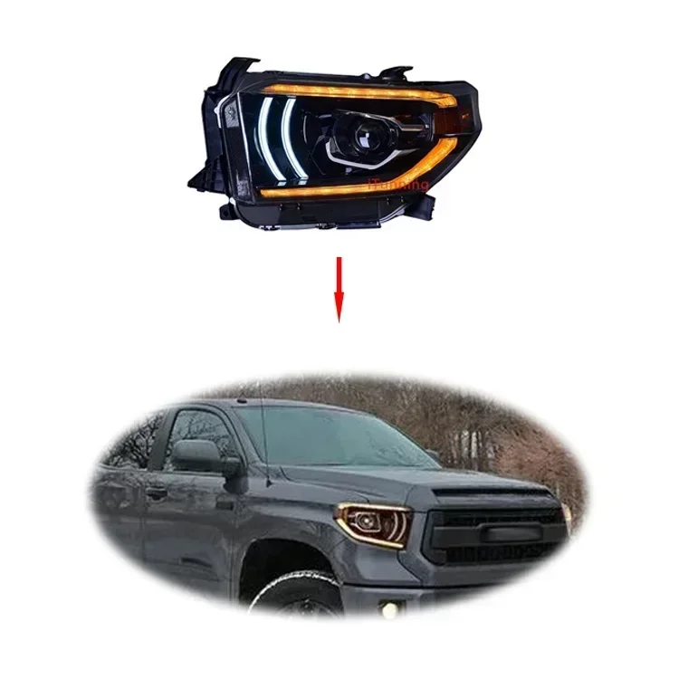 upgrade VLAND factory sequential DRL full LED Car head light lamp For Tundra Pickup 2014-2019 Headlight headlamp assembly custom
upgrade VLAND factory sequential DRL full LED Car head light lamp For Tundra Pickup 2014-2019 Headlight headlamp assembly custom
