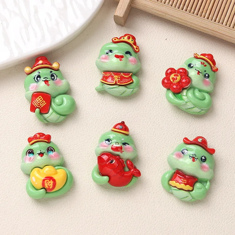 10pcs New Baby Snake with Fortune Resin Lucky Cabochons Flatback for DIY Jewelry Making Wholesale Scrapbook Decoration Accessory
10pcs New Baby Snake with Fortune Resin Lucky Cabochons Flatback for DIY Jewelry Making Wholesale Scrapbook Decoration Accessory