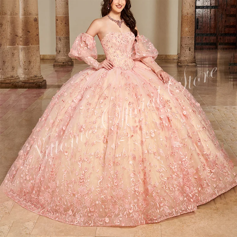 Luxury Crystal Quinceanera Dress Tulle Lace Appliques Sequined Floor-Length Ball Gown Pornos De 15 Años Prom Party Vestidos 2023
Luxury Crystal Quinceanera Dress Tulle Lace Appliques Sequined Floor-Length Ball Gown Pornos De 15 Años Prom Party Vestidos 2023