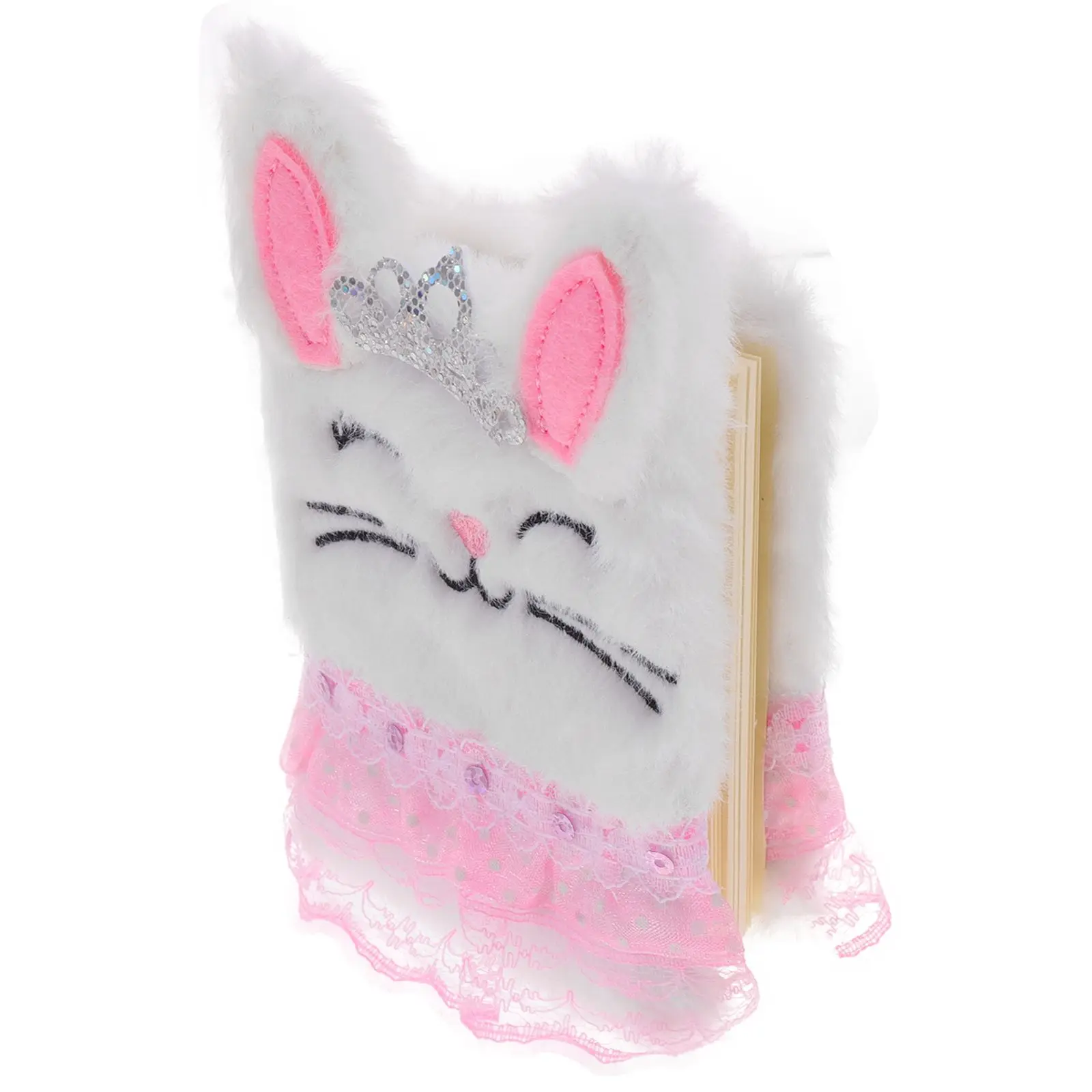 Plush Cover Cartoon Diary Book for Plush Cover Notebook Girls Mini Size White Paper 60 Pages Portable Daily Use Journal
Plush Cover Cartoon Diary Book for Plush Cover Notebook Girls Mini Size White Paper 60 Pages Portable Daily Use Journal