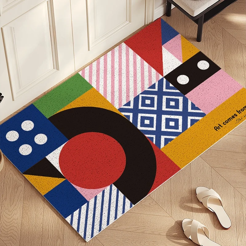 Geometric Abstract Door Mat Cusizable Indoor Entrance Rug Dust Removal No Waing Required PVC Material Rectangular ape
Geometric Abstract Door Mat Cusizable Indoor Entrance Rug Dust Removal No Waing Required PVC Material Rectangular ape