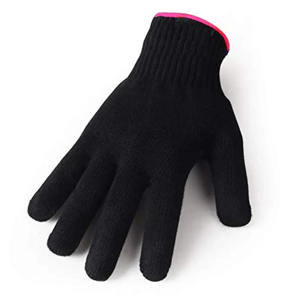 Heat Resistant Glove for Hair Styling, Curling Iron, Flat Iron and Curling Wand, Black with Pink Edge
Heat Resistant Glove for Hair Styling, Curling Iron, Flat Iron and Curling Wand, Black with Pink Edge