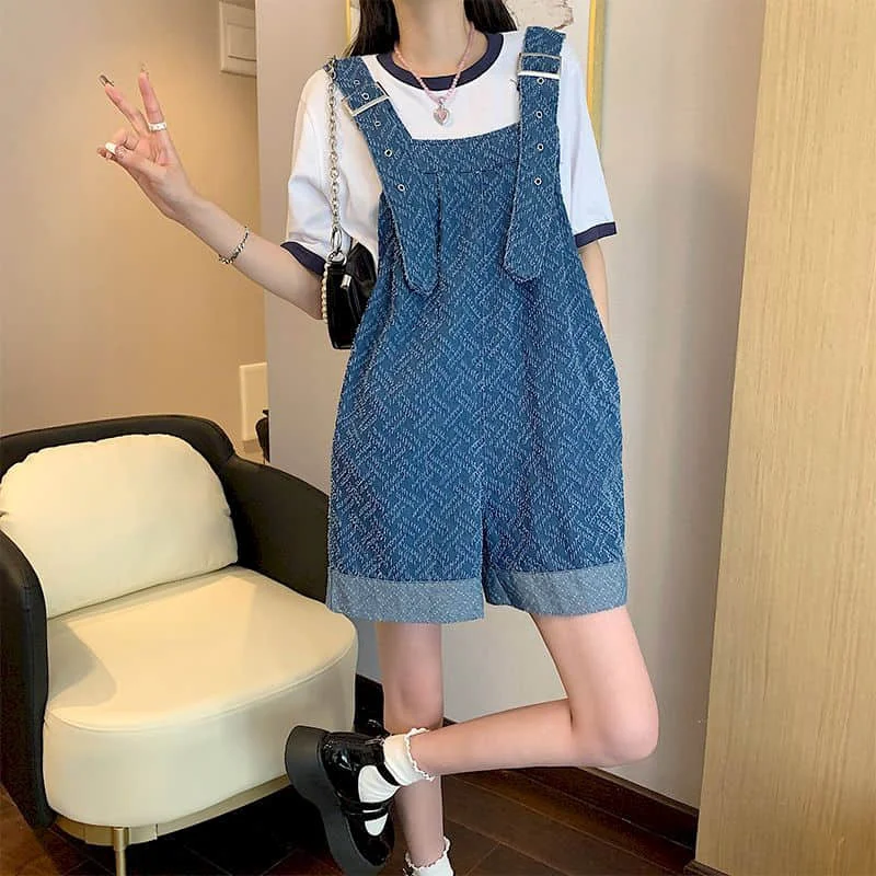 Denim Jumpsuits Women High Waist Summer New Overalls Loose Oversized Playsuits Casual One Piece Outfits Women Wide Leg Shorts
Denim Jumpsuits Women High Waist Summer New Overalls Loose Oversized Playsuits Casual One Piece Outfits Women Wide Leg Shorts