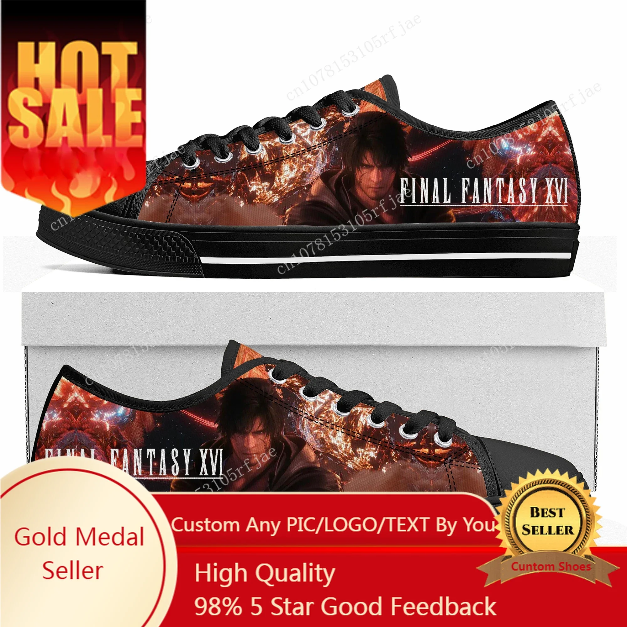 Final Fantasy 16 Low Top Sneakers Cartoon Game Womens Mens Teenager Fashion Shoes Casual Tailor Made Canvas Sneaker
Final Fantasy 16 Low Top Sneakers Cartoon Game Womens Mens Teenager Fashion Shoes Casual Tailor Made Canvas Sneaker