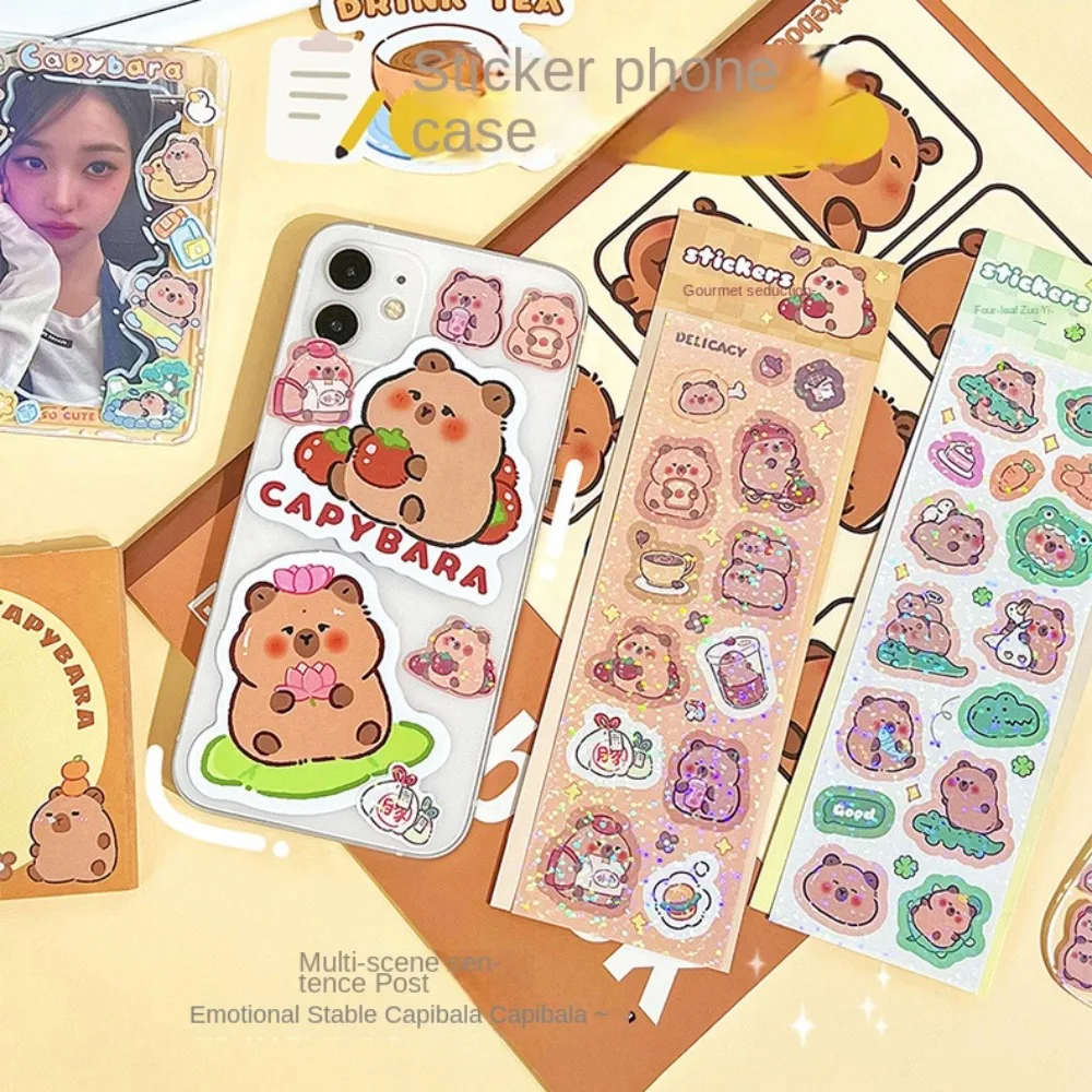 Waterproof Capybara Stickers Self-adhesive Multi-purpose DIY Scrapbook Decorative Sticker Portable Durable Stationery Sticker
Waterproof Capybara Stickers Self-adhesive Multi-purpose DIY Scrapbook Decorative Sticker Portable Durable Stationery Sticker