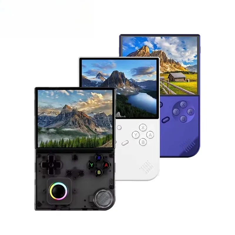 A RG40XX V Handheld Game Console 4-Inch IPS Screen 64GB RGB Light Ring Linux System Video Game Consola
A RG40XX V Handheld Game Console 4-Inch IPS Screen 64GB RGB Light Ring Linux System Video Game Consola