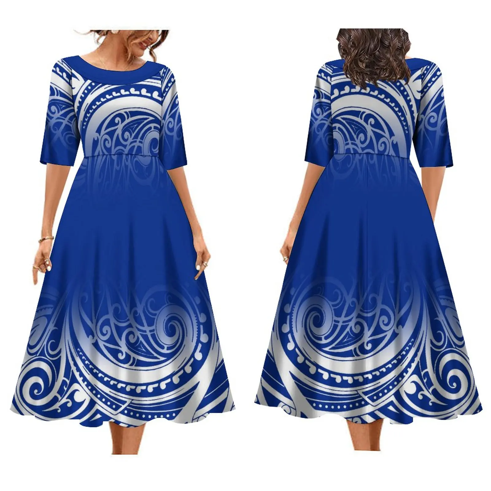 Customized Summer Short Sleeve Dress Polynesian Women's Dress Banquet High Quality Fabric Dress Women's Long Dress
Customized Summer Short Sleeve Dress Polynesian Women's Dress Banquet High Quality Fabric Dress Women's Long Dress