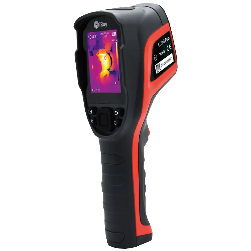 Industrial Thermal Imager For Repair 256*192 Pixel Thermal Imaging Camera Portable Infrared Thermal Imaging InfiRay C200SE+
Industrial Thermal Imager For Repair 256*192 Pixel Thermal Imaging Camera Portable Infrared Thermal Imaging InfiRay C200SE+
