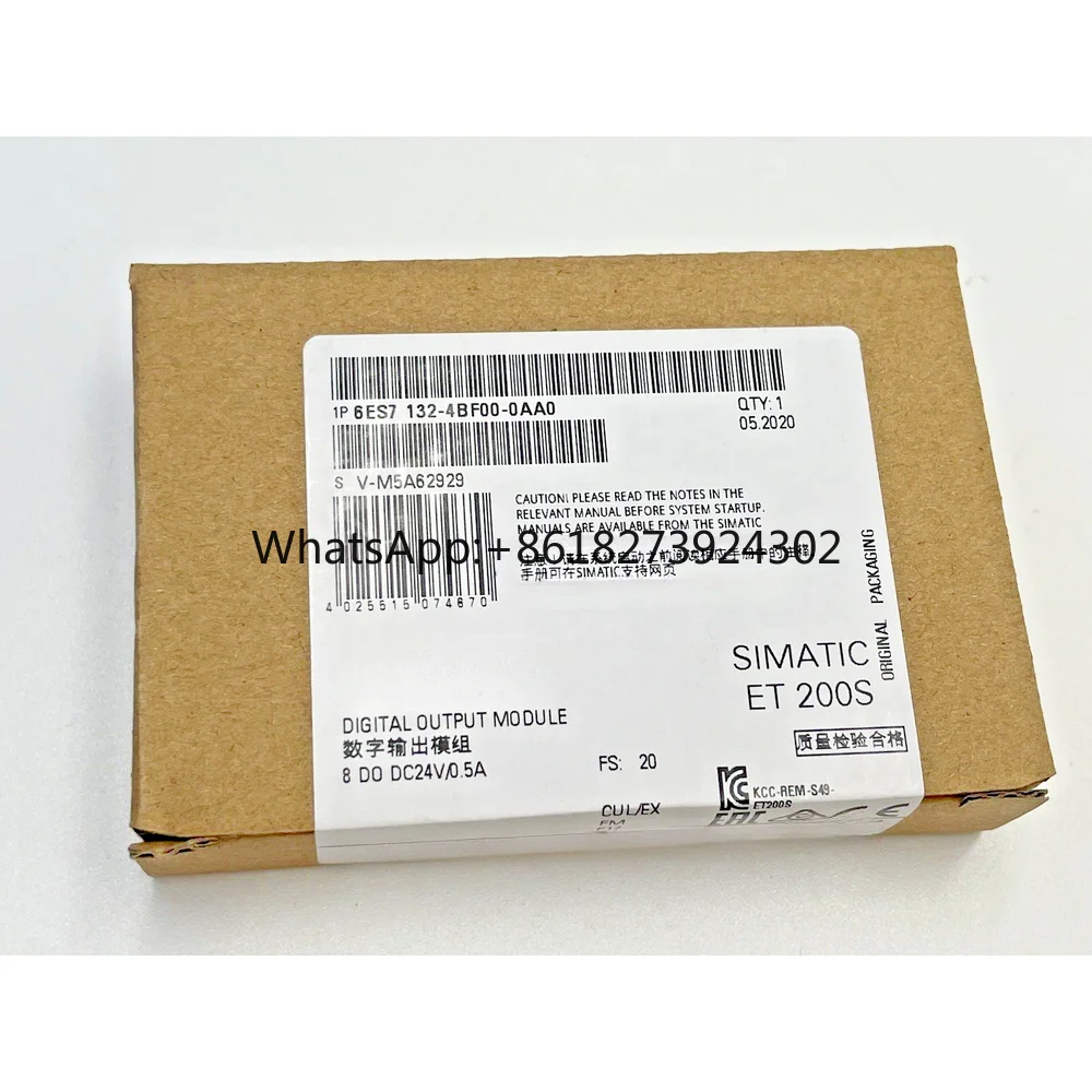 New Factory Sealed 6ES7 132-4BF00-0AA0 Simatic ET 200S 6ES7132-4BF00-0AA0 PLC Module
New Factory Sealed 6ES7 132-4BF00-0AA0 Simatic ET 200S 6ES7132-4BF00-0AA0 PLC Module