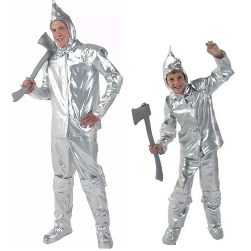 Movie Role Adult Tin Man Costume Halloween Cosplay Costumes For Children
Movie Role Adult Tin Man Costume Halloween Cosplay Costumes For Children