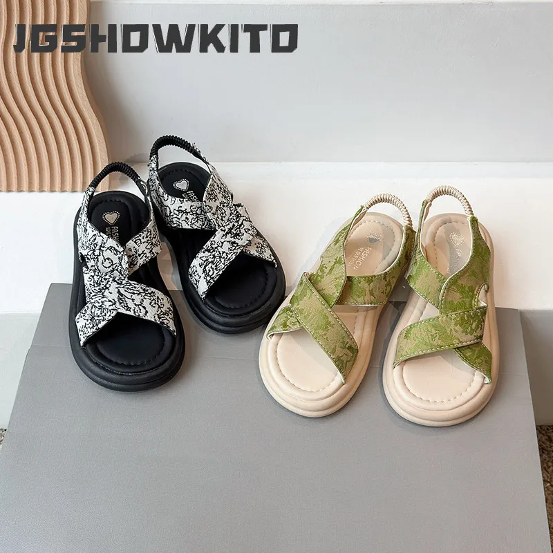 JGSHOWKITO Girls Fashion Sandals Summer Brand New Kids Beach Shoes Gladiator Style Sandals Bohemian Slip-on Open Toes Non-slip
JGSHOWKITO Girls Fashion Sandals Summer Brand New Kids Beach Shoes Gladiator Style Sandals Bohemian Slip-on Open Toes Non-slip