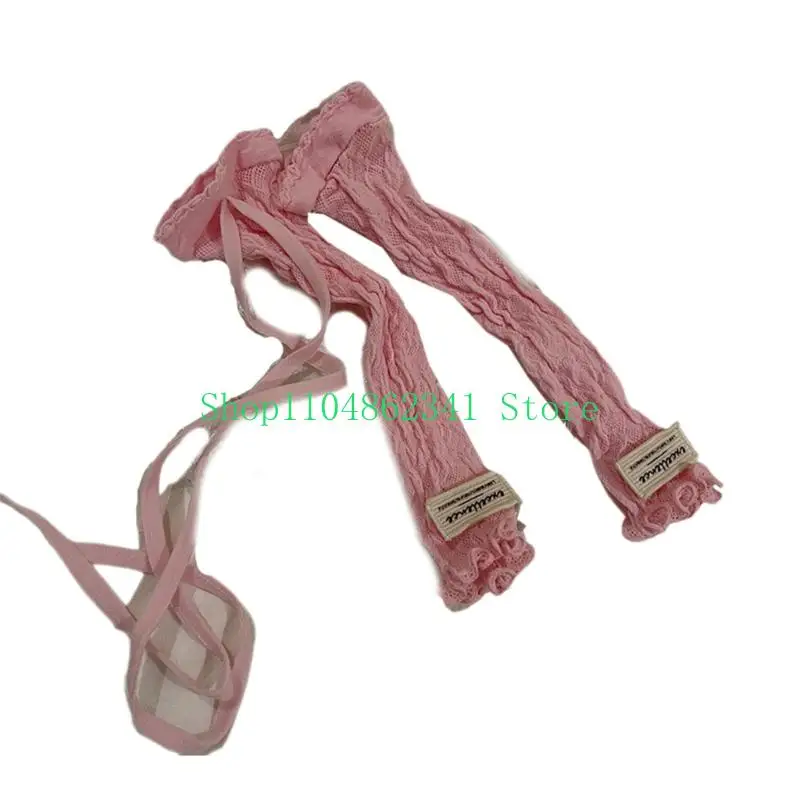 652F Elaborate Tie Fingerless Gloves Net Sleeve Balletcore Elastic Sleeve
652F Elaborate Tie Fingerless Gloves Net Sleeve Balletcore Elastic Sleeve