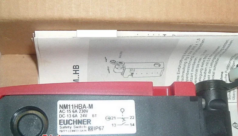 EUCHNER TP4-2131A024PG 073334 New security switch
EUCHNER TP4-2131A024PG 073334 New security switch
