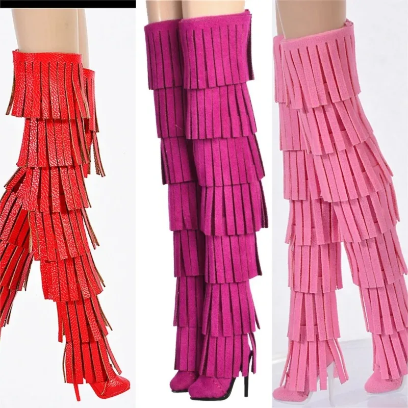 1/6 Scale Solid Color Tassel Long Tube Boots Hollow Velvet Shoes Action Figures Accessories for FR2 Obitsu Female Hobbies Body
1/6 Scale Solid Color Tassel Long Tube Boots Hollow Velvet Shoes Action Figures Accessories for FR2 Obitsu Female Hobbies Body