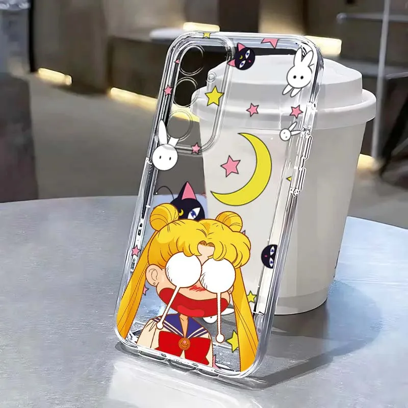 Luxury Girl S-Sailors M-Moons For Samsung Galaxy S26 S25 S24 S23 S22 S21 S20 Edge Plus Ultra FE 5G Transparent Soft Phone Case
Luxury Girl S-Sailors M-Moons For Samsung Galaxy S26 S25 S24 S23 S22 S21 S20 Edge Plus Ultra FE 5G Transparent Soft Phone Case