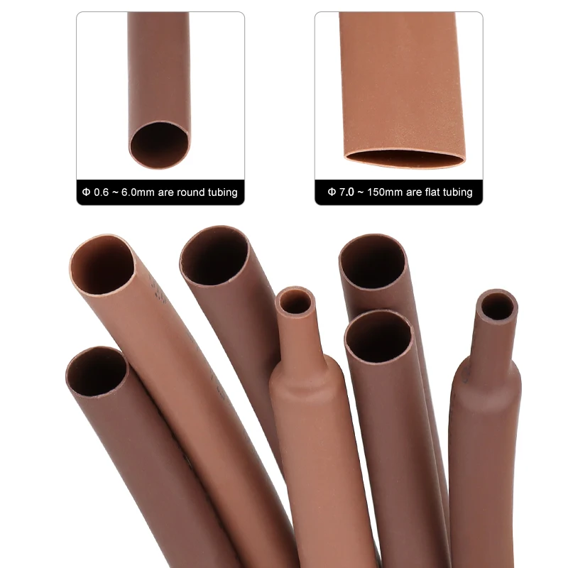 Cable Sleeving 1mm ~ 50mm Brown Heat Shrink Tubing DIY Connector Repair Wrap Wire 2:1 Polyolefin Insulation Protecctor Sleeve
Cable Sleeving 1mm ~ 50mm Brown Heat Shrink Tubing DIY Connector Repair Wrap Wire 2:1 Polyolefin Insulation Protecctor Sleeve