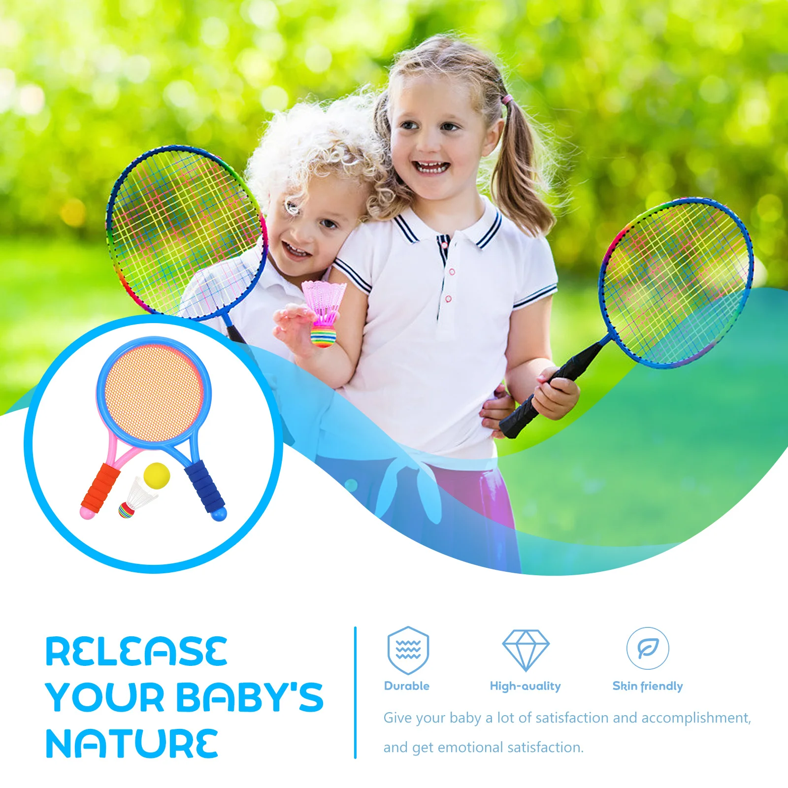 1 комплект ракеток для бадминтона, комплект оборудования, удобная ручка, противоскользящая ручка, игры на открытом воздухе, игры для отдыха, дети
1 комплект ракеток для бадминтона, комплект оборудования, удобная ручка, противоскользящая ручка, игры на открытом воздухе, игры для отдыха, дети