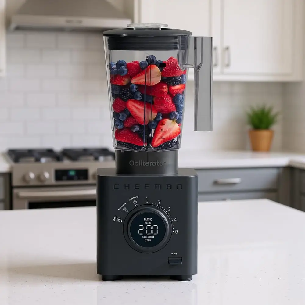 Блендер настольный 48 унций, двигатель 1380 Вт для смузи, измельчения льда, орехов, замороженных фруктов, лезвие из нержавеющей стали, функция автоматического измельчения
Блендер настольный 48 унций, двигатель 1380 Вт для смузи, измельчения льда, орехов, замороженных фруктов, лезвие из нержавеющей стали, функция автоматического измельчения