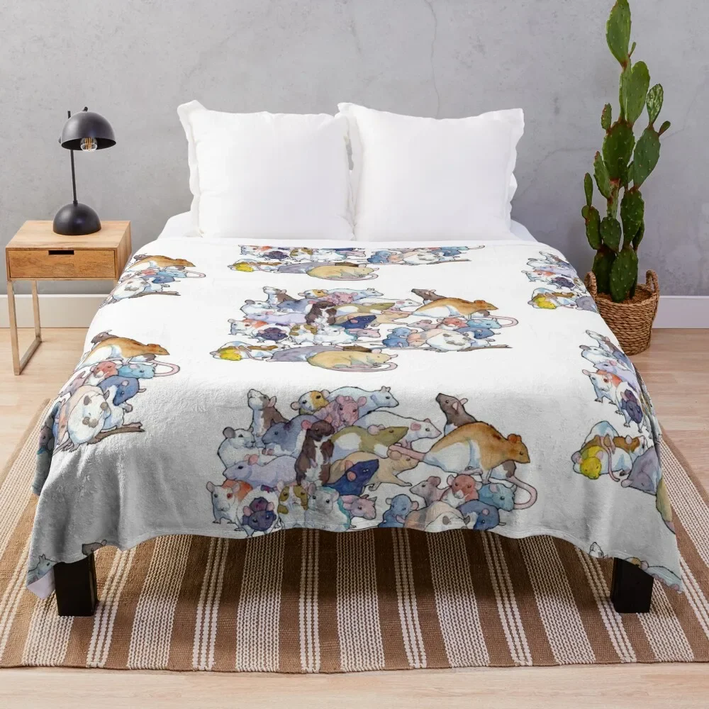 Rat Love Throw Blanket Cozy Warm Blanket for Bed Room Decor
Rat Love Throw Blanket Cozy Warm Blanket for Bed Room Decor