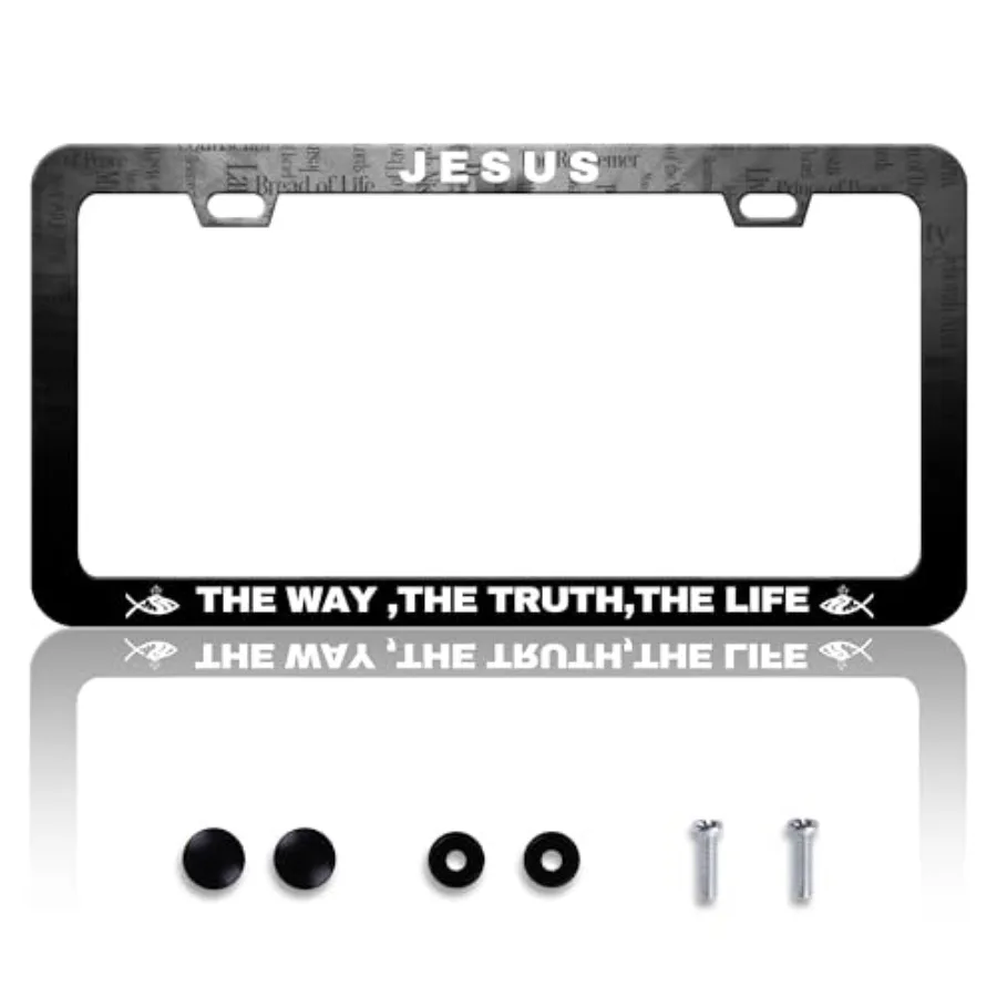 Jesus The Way The Truth The Life License Plate Frame Cross License Plate Frames Personalise Stainless Steel Funny Design Compat
Jesus The Way The Truth The Life License Plate Frame Cross License Plate Frames Personalise Stainless Steel Funny Design Compat