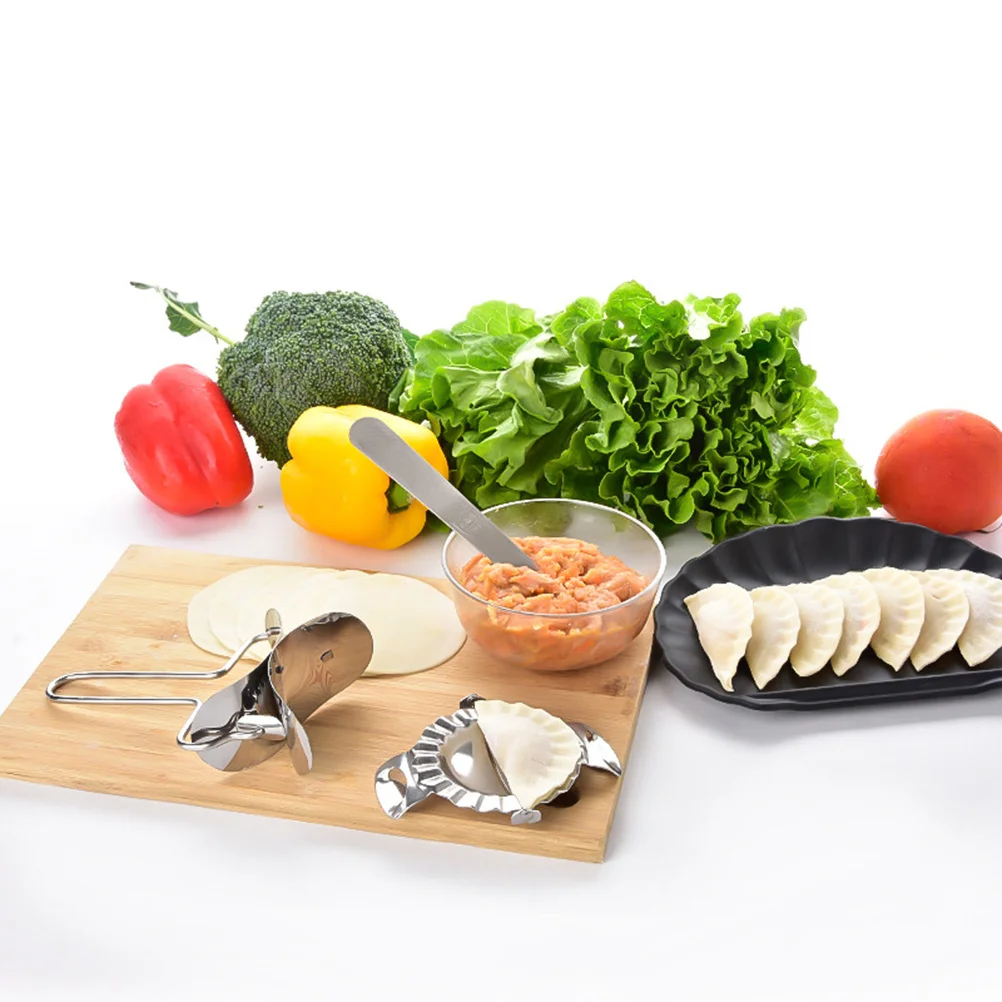 4Pcs Stainless Steel Dumpling Maker Spoon Kitchen Gadget Easy Clean Fillings Tool for Ravioli Pierogi Pot Sticker
4Pcs Stainless Steel Dumpling Maker Spoon Kitchen Gadget Easy Clean Fillings Tool for Ravioli Pierogi Pot Sticker