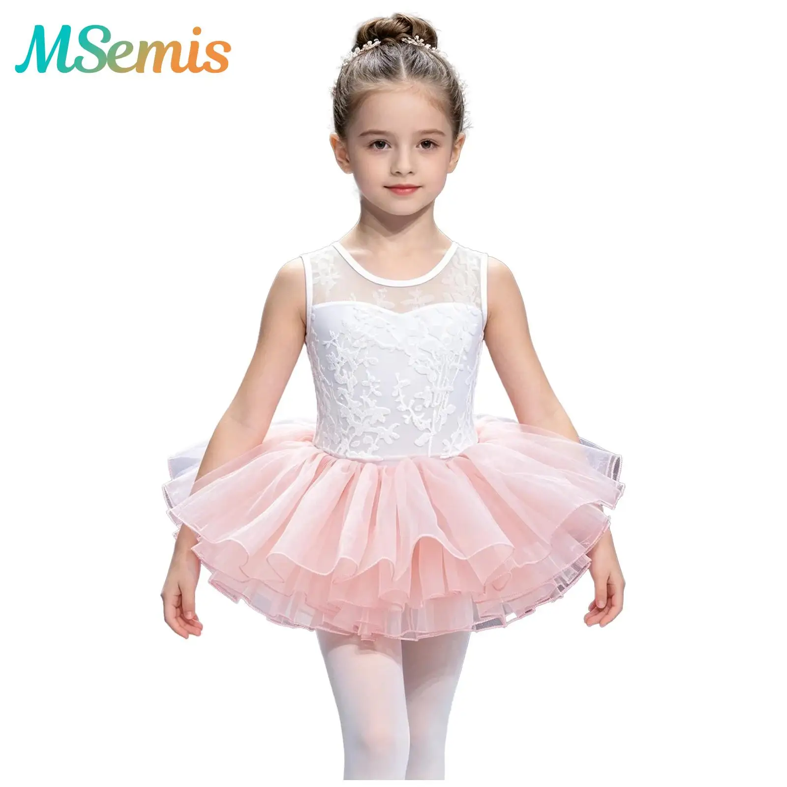 Kids Girls Gymnastics Layered Tulle Skirted Dress Ballet Dance Performance Costume U-back Press Button Crotch Jacquard Leotard
Kids Girls Gymnastics Layered Tulle Skirted Dress Ballet Dance Performance Costume U-back Press Button Crotch Jacquard Leotard
