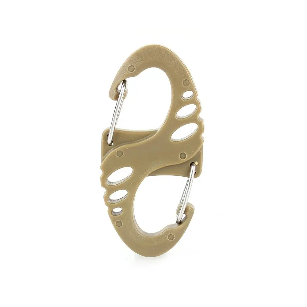 Dual S-Type Carabiner Clip Hook - Mini Keychain for Outdoor Hiking, Climbing & Camping
Dual S-Type Carabiner Clip Hook - Mini Keychain for Outdoor Hiking, Climbing & Camping