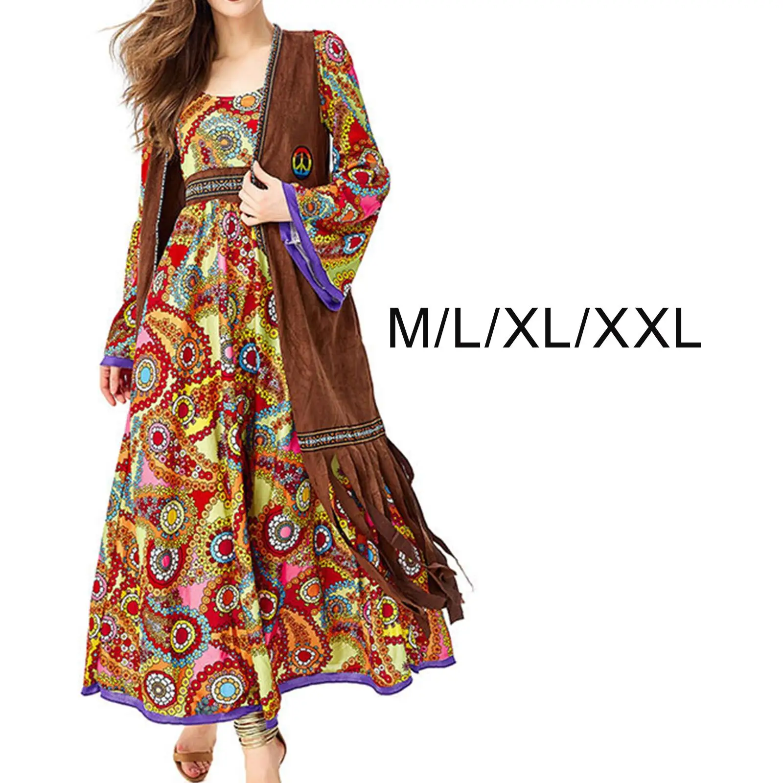 Women Hippie Costume Clothes Girls Party Costume 60S 70S Disco Outfit Halloween Disco Costumes for Disco Holiday Party Halloween
Women Hippie Costume Clothes Girls Party Costume 60S 70S Disco Outfit Halloween Disco Costumes for Disco Holiday Party Halloween