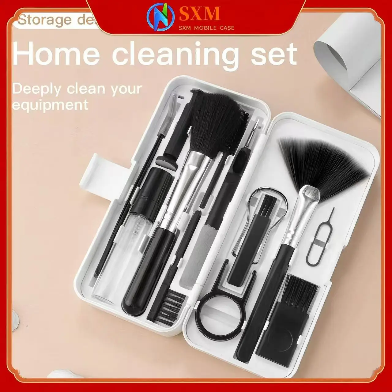 Набор инструментов для чистки 18-в-1, гарнитура, телефон, планшет, клавиатура, камера, многоцелевой спрей-очиститель
Набор инструментов для чистки 18-в-1, гарнитура, телефон, планшет, клавиатура, камера, многоцелевой спрей-очиститель