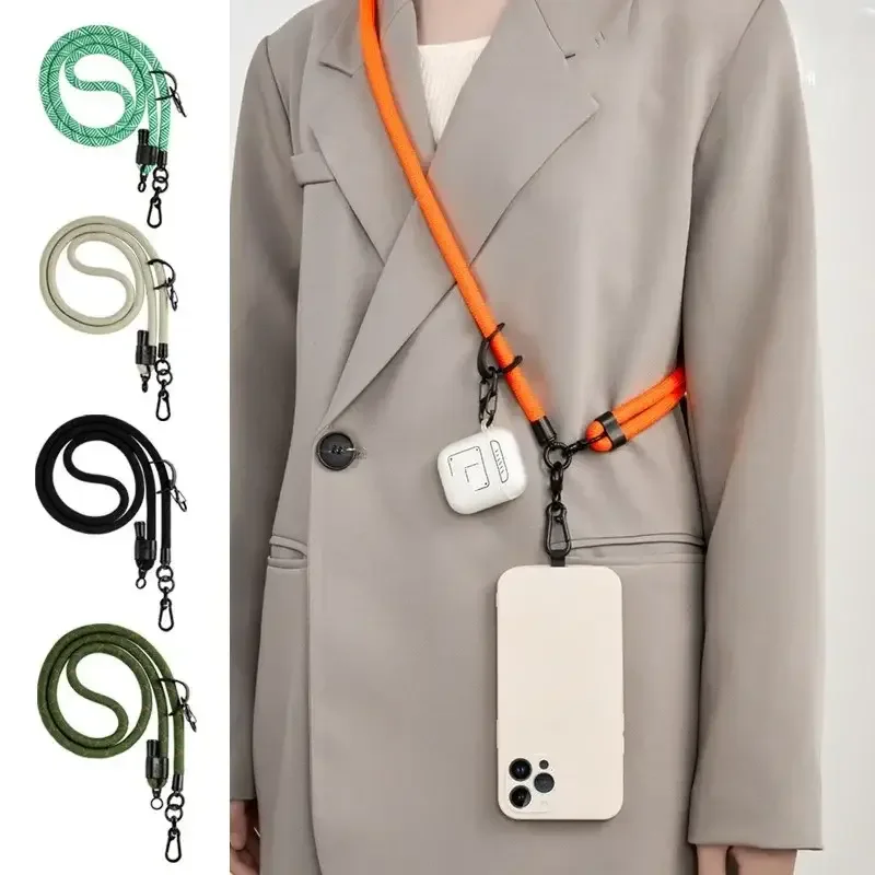 10MM Mobile Phone Lanyard Adjustable Outdoor Universal Case Crossbody Shoulder Card Neck Cord Clip Hang Anti-lost Wrist Strap
10MM Mobile Phone Lanyard Adjustable Outdoor Universal Case Crossbody Shoulder Card Neck Cord Clip Hang Anti-lost Wrist Strap