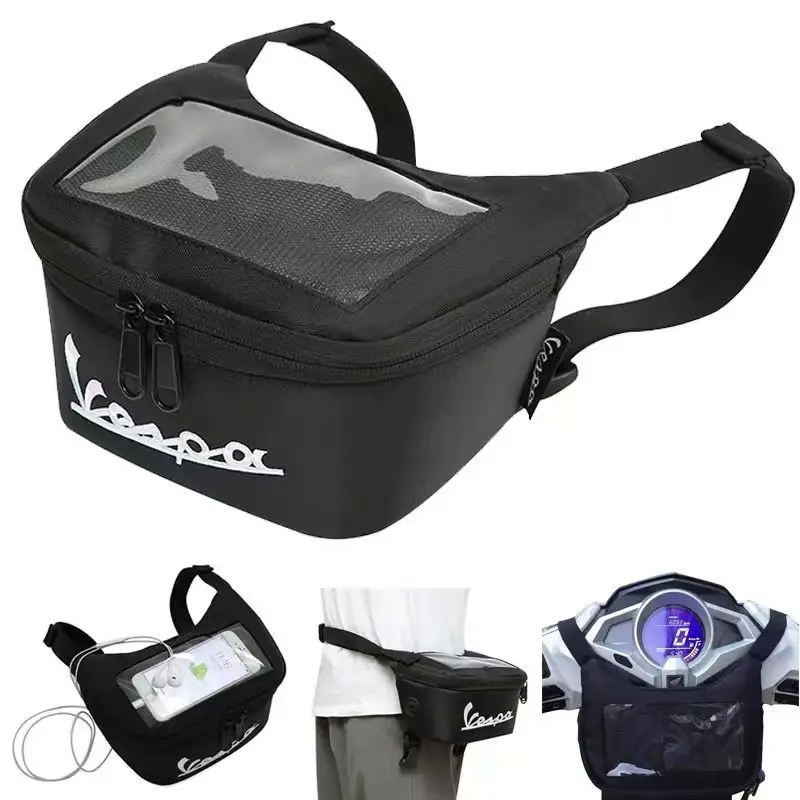 Motorcycle Handlebar Bag Waterproof Front Touch Screen Portable for Vespa Hiking Cycling Travel Satchel Fanny Pack Waist Bag
Motorcycle Handlebar Bag Waterproof Front Touch Screen Portable for Vespa Hiking Cycling Travel Satchel Fanny Pack Waist Bag