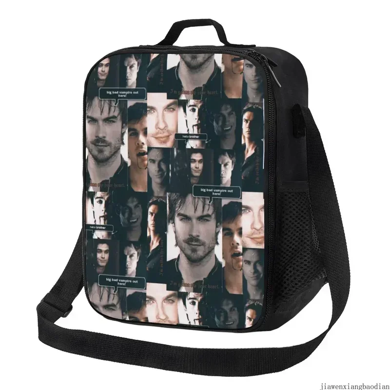 Damon Salvatore The Vampire Diaries Insulated Lunch Bag for School Office Fantasy Film Leakproof Cooler Thermal Box
Damon Salvatore The Vampire Diaries Insulated Lunch Bag for School Office Fantasy Film Leakproof Cooler Thermal Box