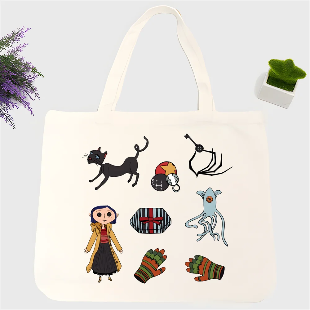 coraline Woman Shopping Bags Tote Bag Beach Bag Shopper Bags Handbags High Capacity Canvas Shoulder Bags
coraline Woman Shopping Bags Tote Bag Beach Bag Shopper Bags Handbags High Capacity Canvas Shoulder Bags