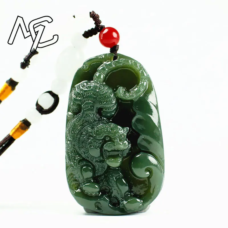 Natural Hetian Jade Zodiac Tiger Pendant Necklace Charm Jewellery Fashion Accessories Hand-Carved Man and Woman Luck Amulet Gift
Natural Hetian Jade Zodiac Tiger Pendant Necklace Charm Jewellery Fashion Accessories Hand-Carved Man and Woman Luck Amulet Gift
