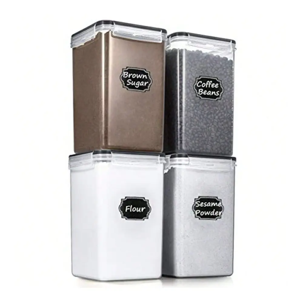 Extra Large Tall Airtight Food Storage Containers 6.5L 5.9QT Plastic Kitchen Pantry Storage Containers 4 Pieces For Flour Sugar
Extra Large Tall Airtight Food Storage Containers 6.5L 5.9QT Plastic Kitchen Pantry Storage Containers 4 Pieces For Flour Sugar
