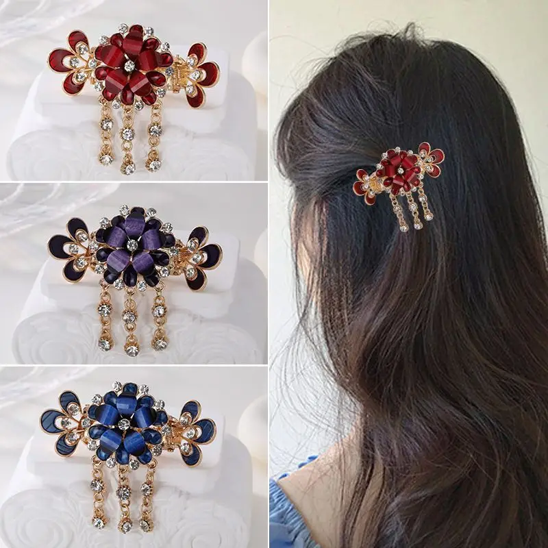 2026 Female New Headwear Flower Beads Tassels Rhinestone Trendy Hair Clips for Women Ladies Hair Styling Tools Hair Accessories
2026 Female New Headwear Flower Beads Tassels Rhinestone Trendy Hair Clips for Women Ladies Hair Styling Tools Hair Accessories